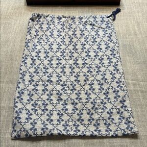 Sarah Flint floral Blue Patterned Dust Bag